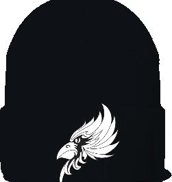 Eastmont Elementary Beanie — Black front