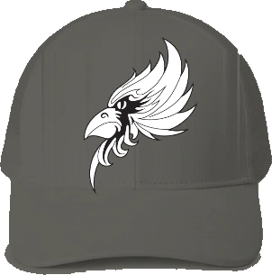 Eastmont Elementary Trucker Hat — Charcoal front