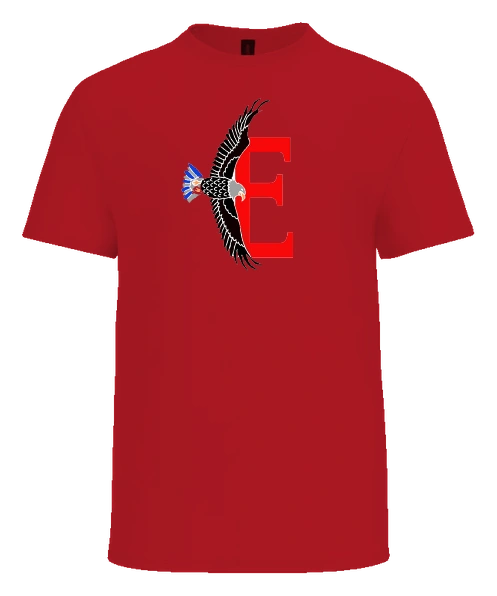 Edison Elementary Tee — Red front