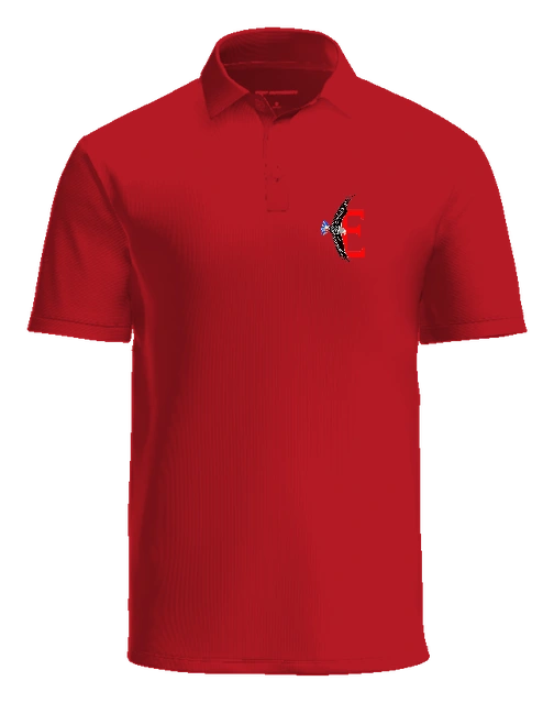 Edison Elementary Polo — Red front