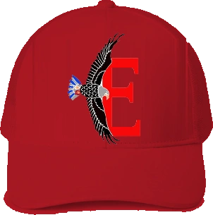 Edison Elementary Trucker Hat — Red front