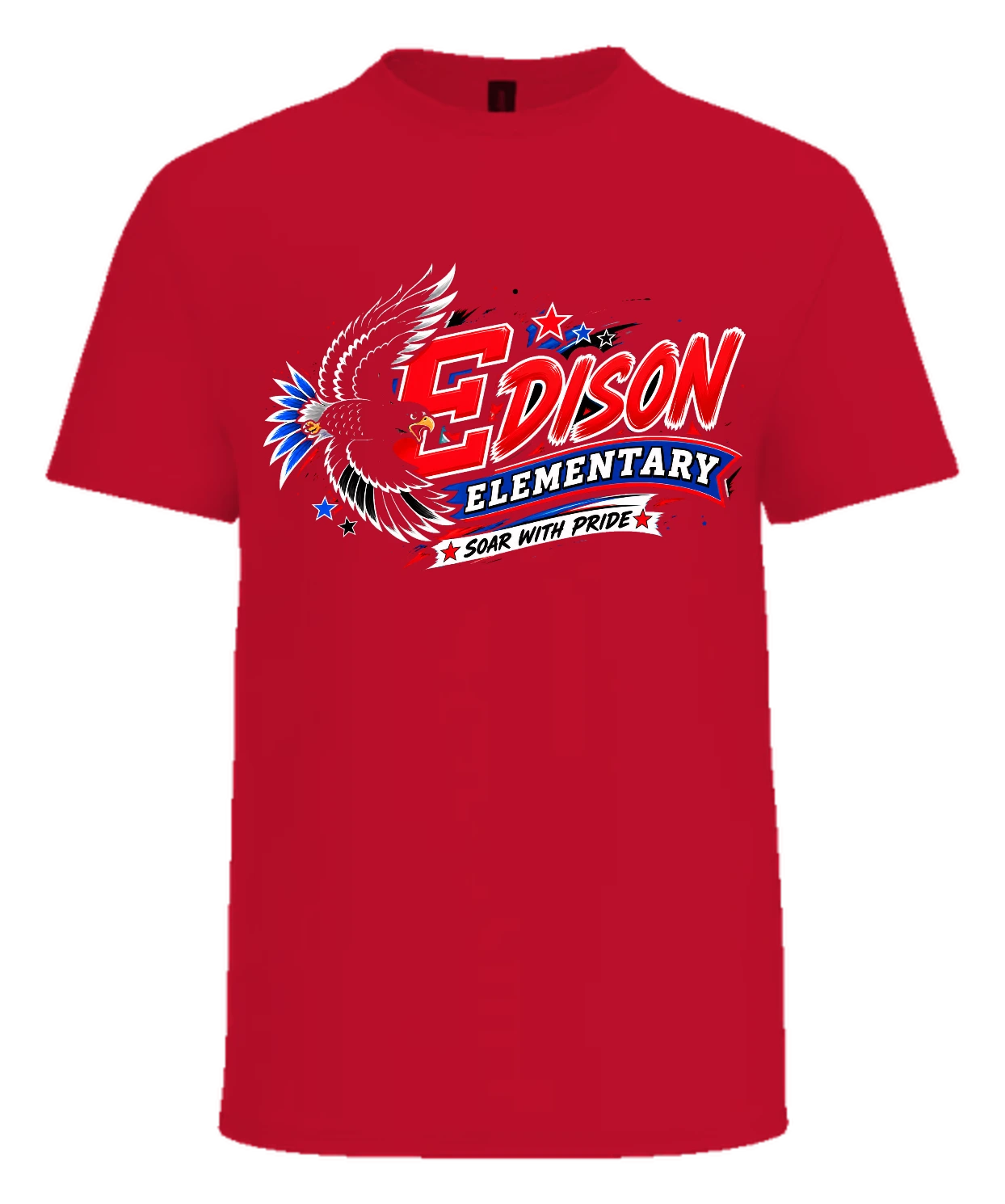 Edison Elementary Edison Elementary Tee — Red