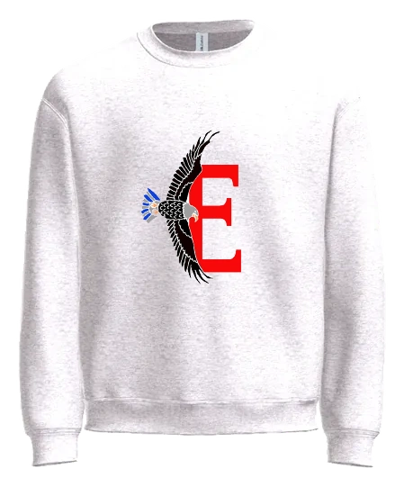 Edison Elementary Crewneck — White front