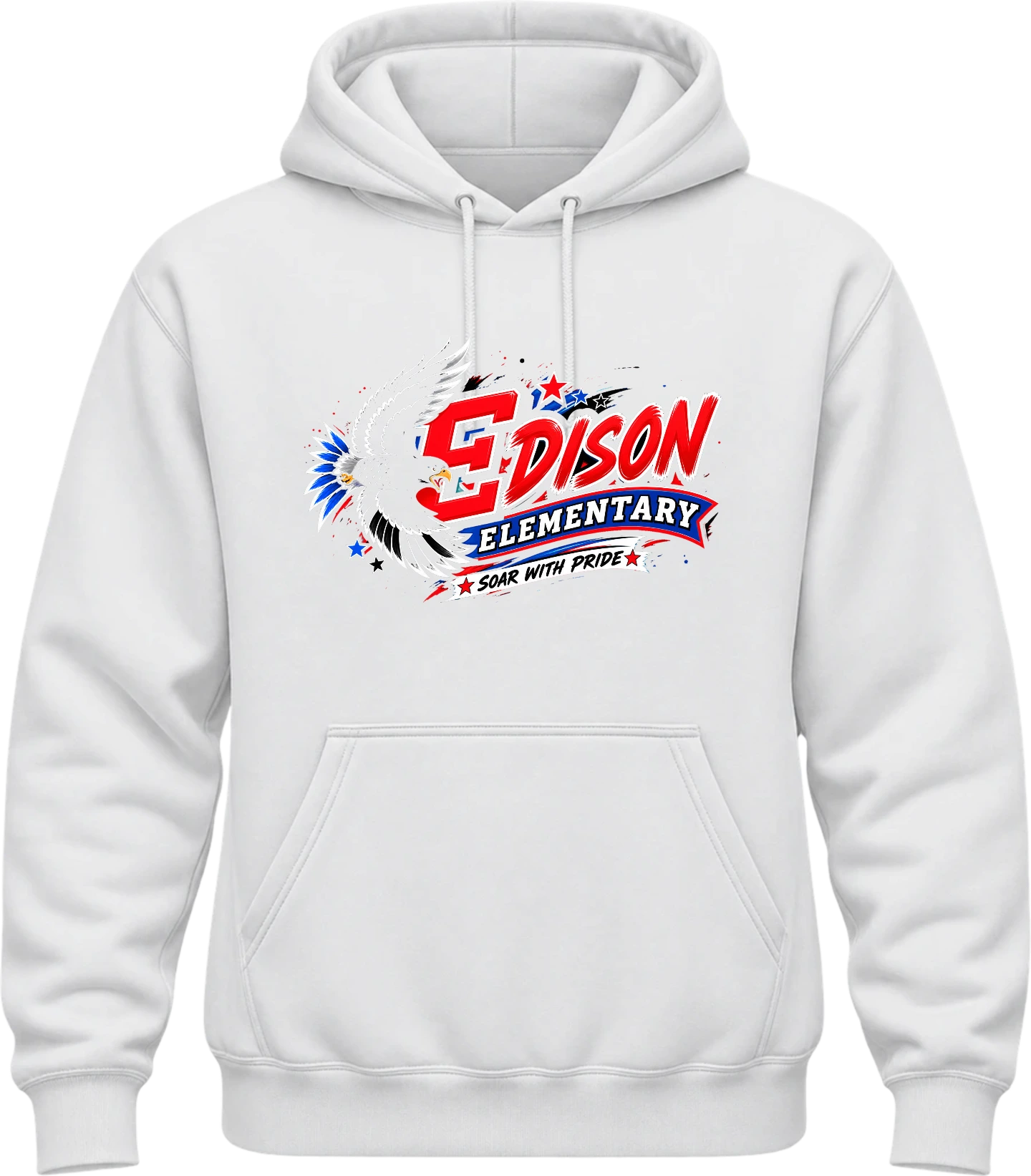 Edison Elementary Edison Elementary Hoodie — White