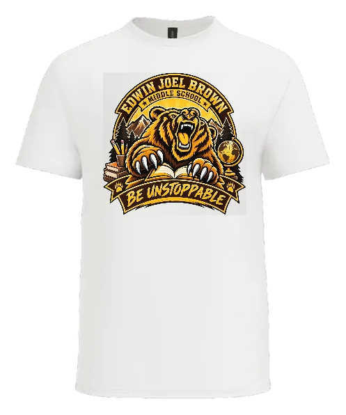 Edwin Joel Brown Middle School Tee — White front