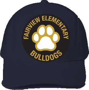 Fairview Elementary Trucker Hat — Navy front