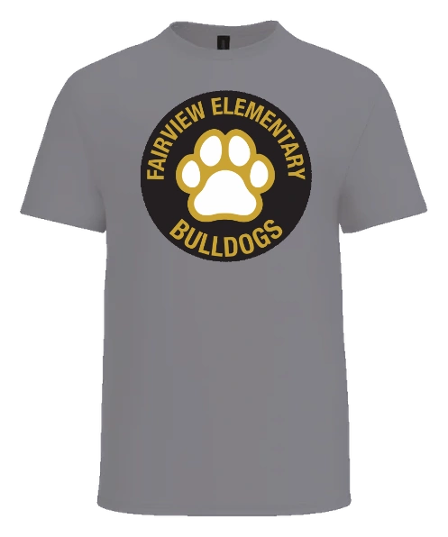 Fairview Elementary Tee — Sport Grey front
