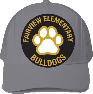 Fairview Elementary Trucker Hat — Sport Grey front