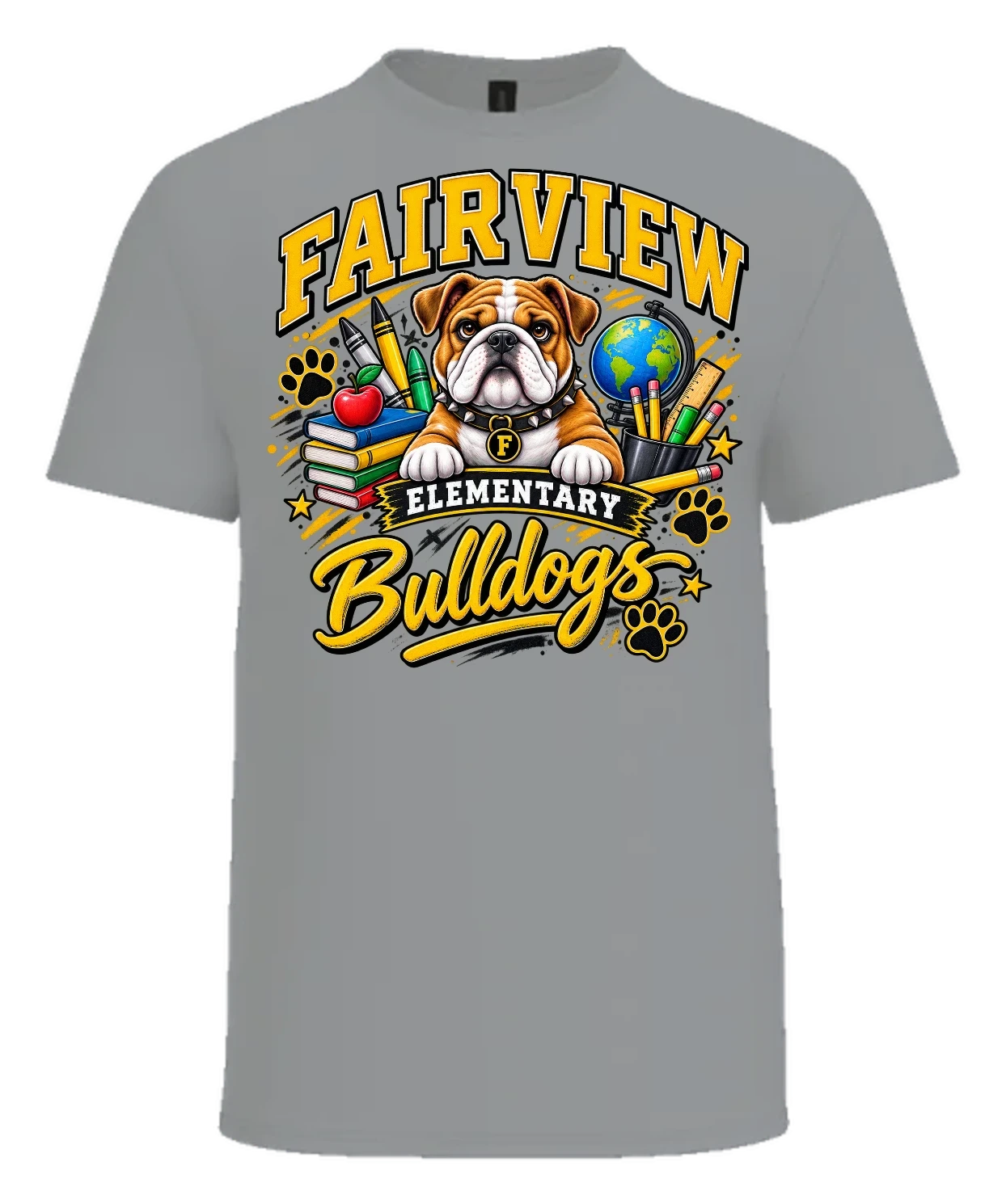 Fairview Elementary Tee — Sport Grey