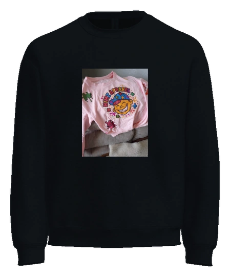 HIMZ APPAREL Crewneck — Black front