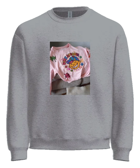 HIMZ APPAREL Crewneck — Sport Grey front