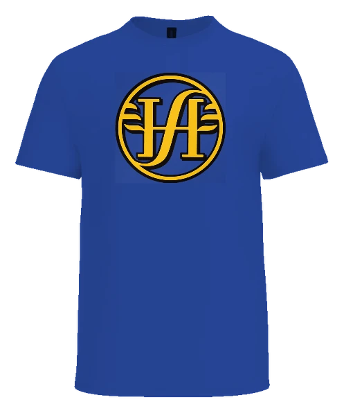 Holy Angels Catholic School Tee — Royal front