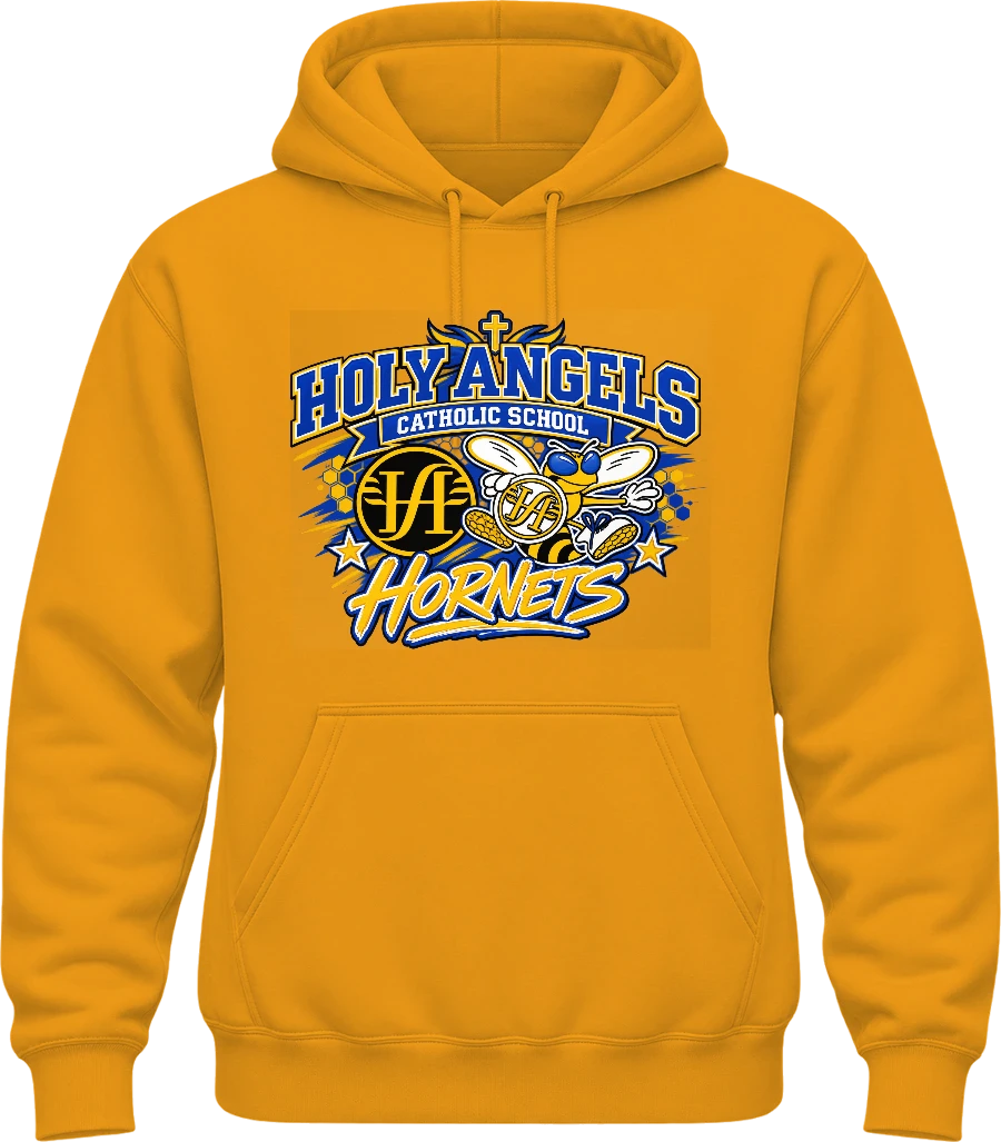Holy Angels Catholic School Hoodie — Gold