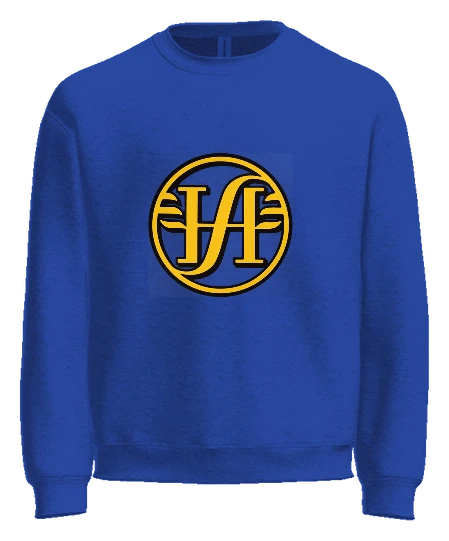 Holy Angels Catholic School Crewneck — Royal front
