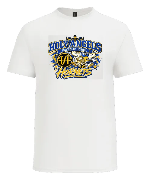Holy Angels Catholic School Tee — White front
