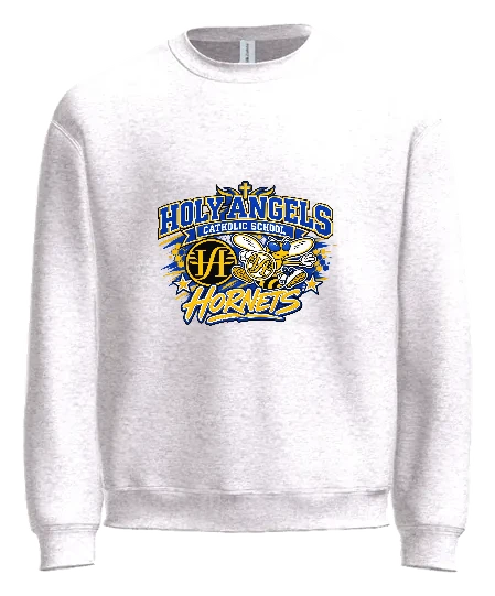 Holy Angels Catholic School Crewneck — White front