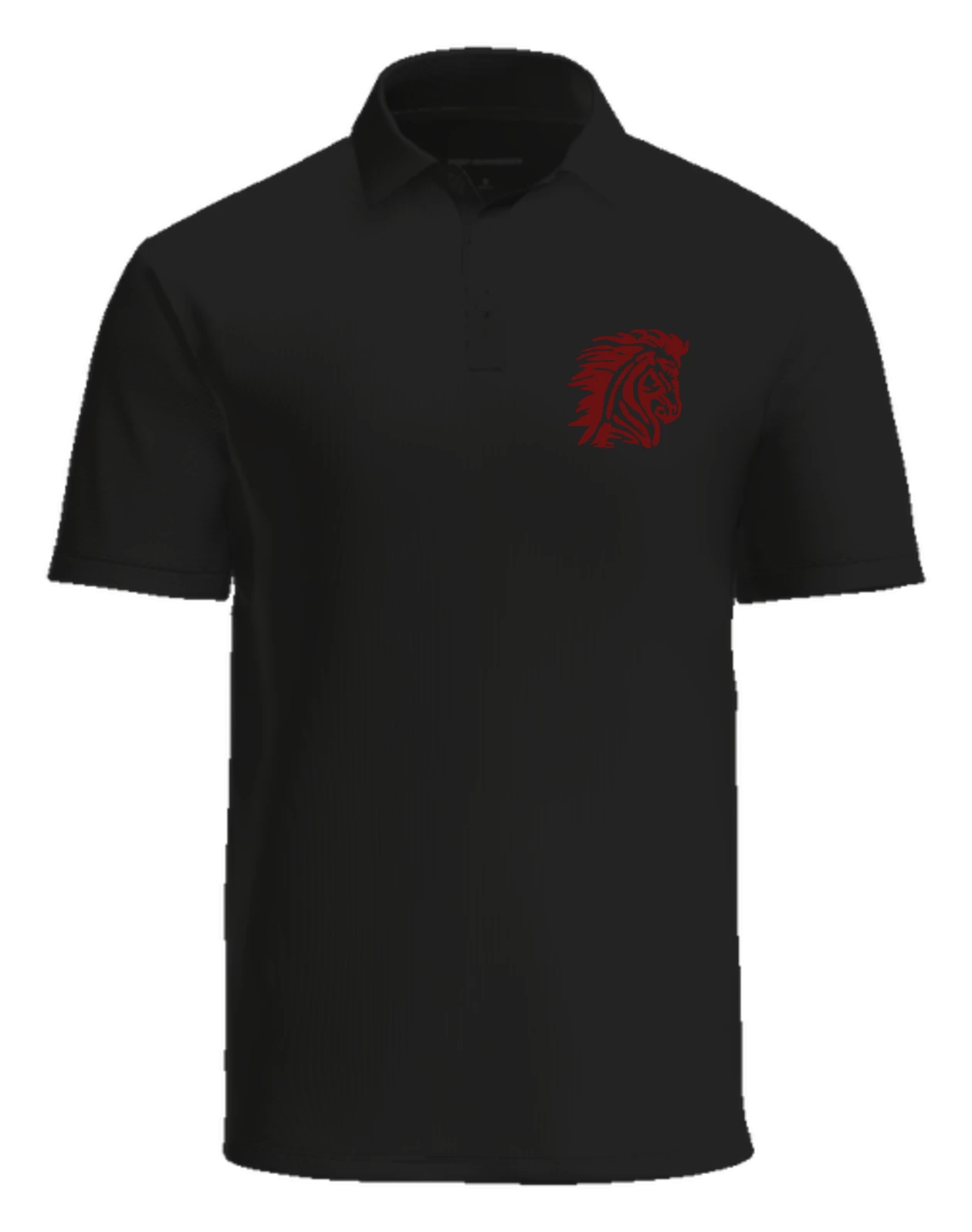 Horace Mann Elementary Horace Mann Braves Polo — Black