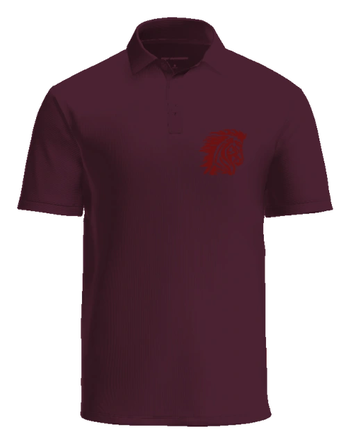 Horace Mann Elementary Polo — Maroon front