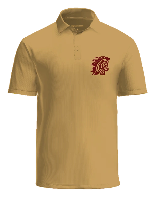 Horace Mann Elementary Polo — Old Gold front
