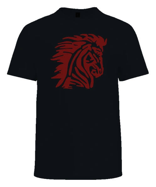 Horace Mann Elementary Tee — Black front
