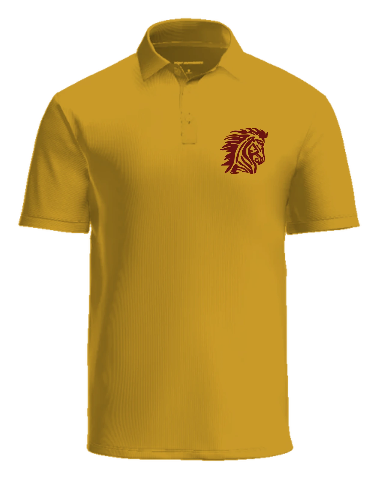 Horace Mann Elementary Horace Mann Braves Polo — Gold