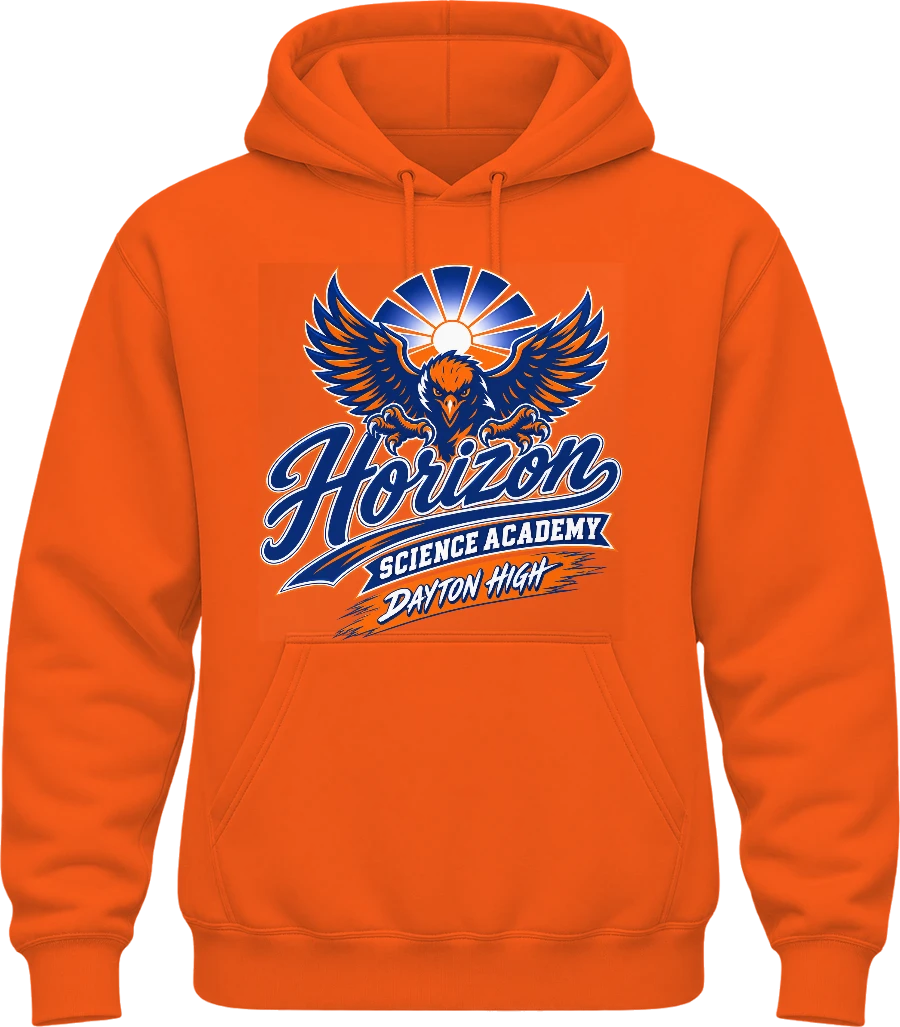 Horizon Science Academy Dayton Hoodie — Orange