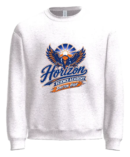Horizon Science Academy Dayton Crewneck — White front