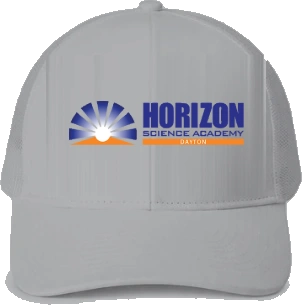 Horizon Science Academy Dayton Trucker Hat — Ash front