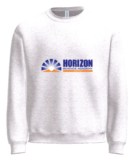 Horizon Science Academy Dayton Crewneck — White front