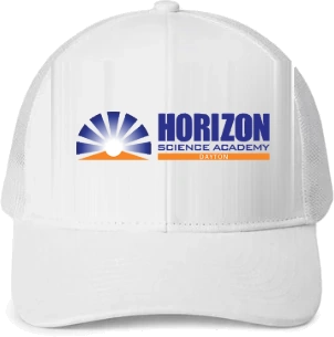 Horizon Science Academy Dayton Trucker Hat — White front