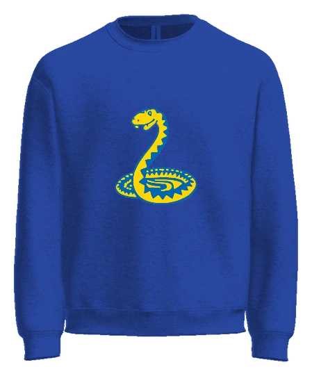 Kemp Elementary Crewneck — Royal front