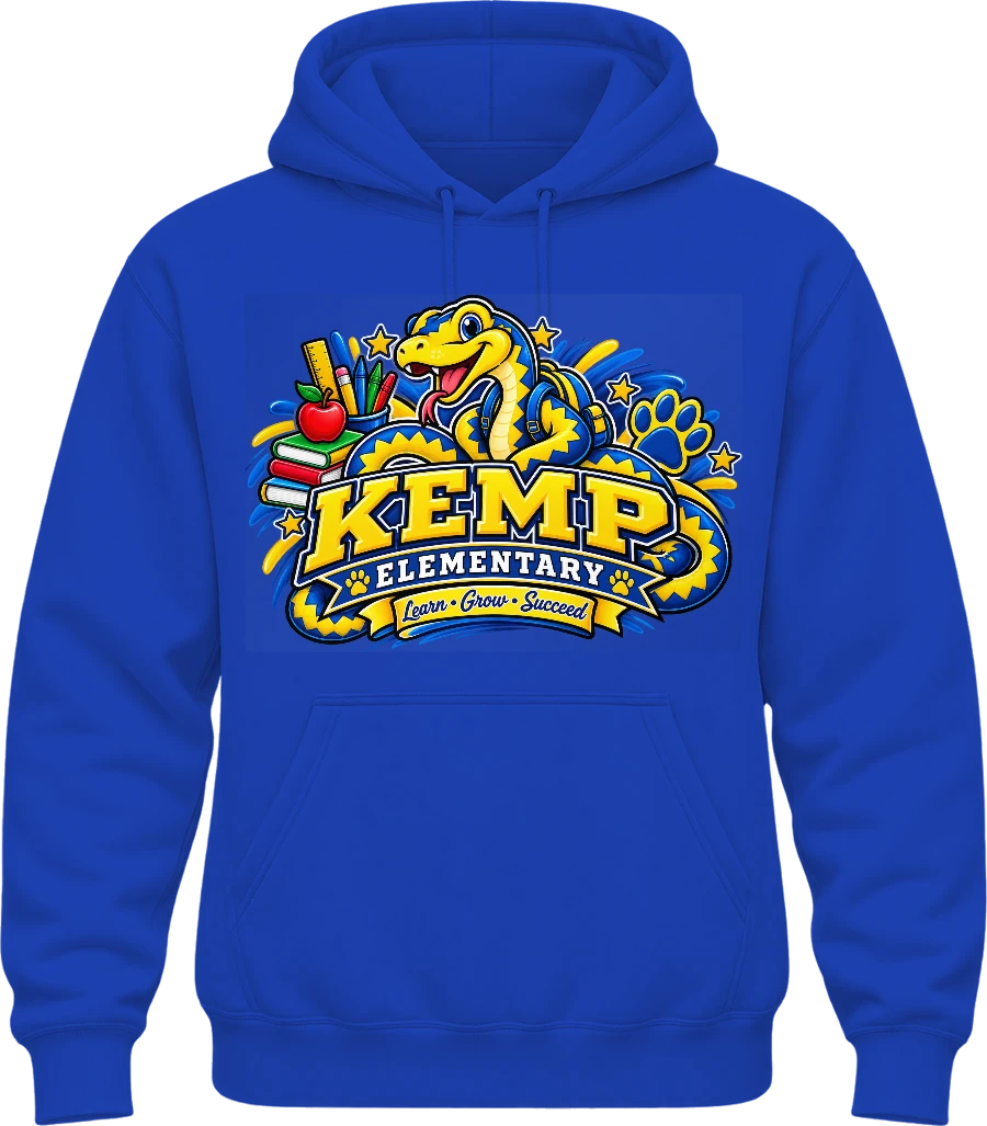 Kemp Elementary Hoodie — True Royal