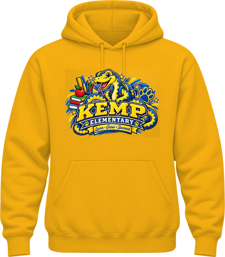 Kemp Elementary Hoodie — Gold