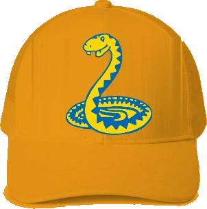 Kemp Elementary Trucker Hat — Gold front