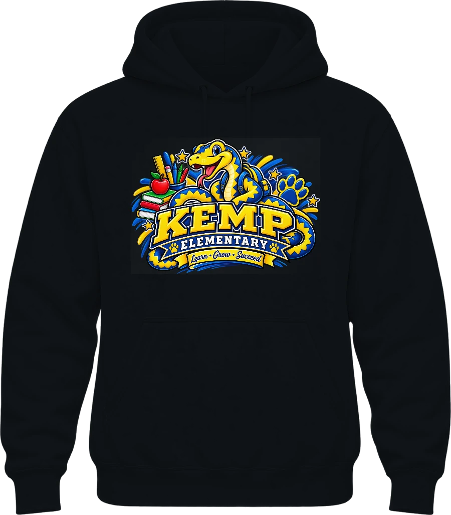 Kemp Elementary Hoodie — Black