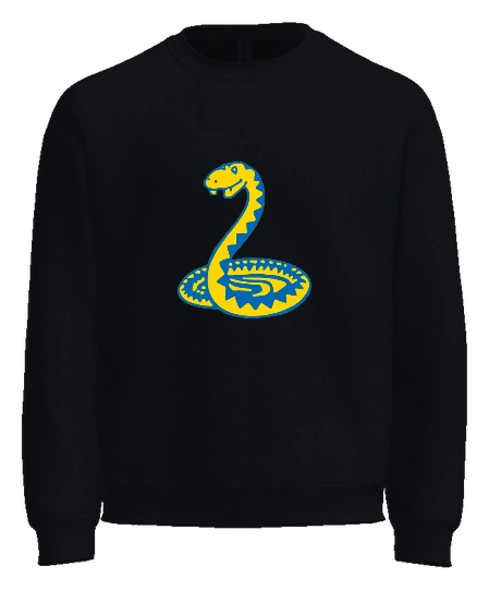 Kemp Elementary Crewneck — Black front