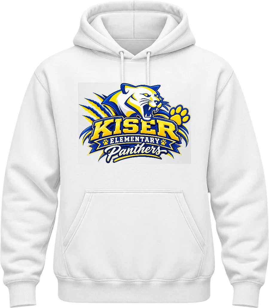 Kiser Elementary Hoodie — White