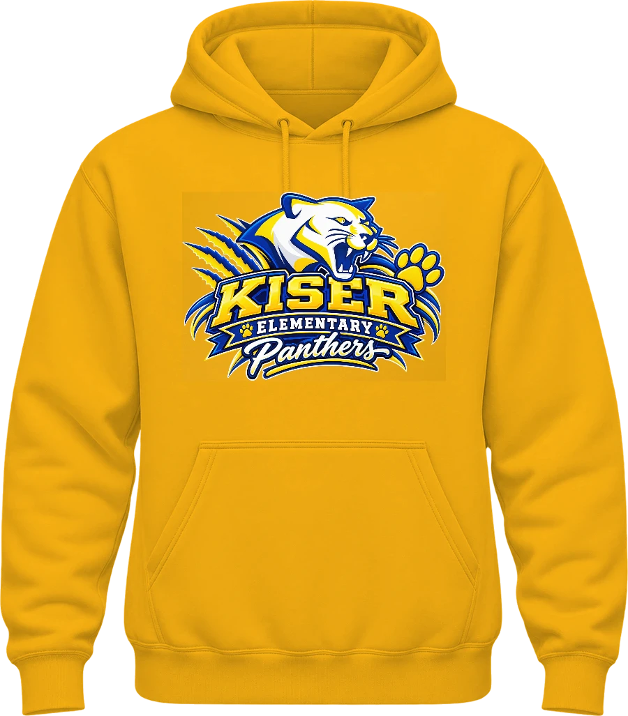 Kiser Elementary Hoodie — Gold