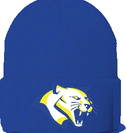 Kiser Elementary Beanie — Royal front