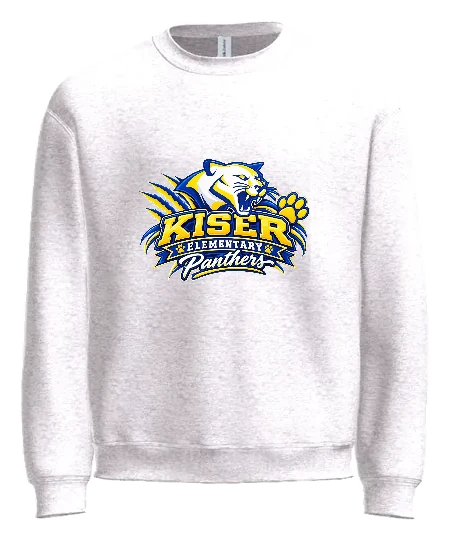 Kiser Elementary Crewneck — White front