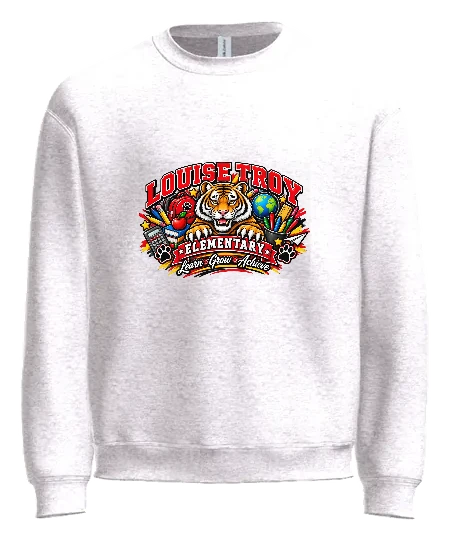 Louise Troy Elementary Crewneck — White front