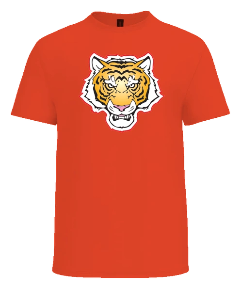 Louise Troy Elementary Tee — Orange front