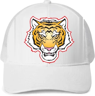 Louise Troy Elementary Trucker Hat — White front
