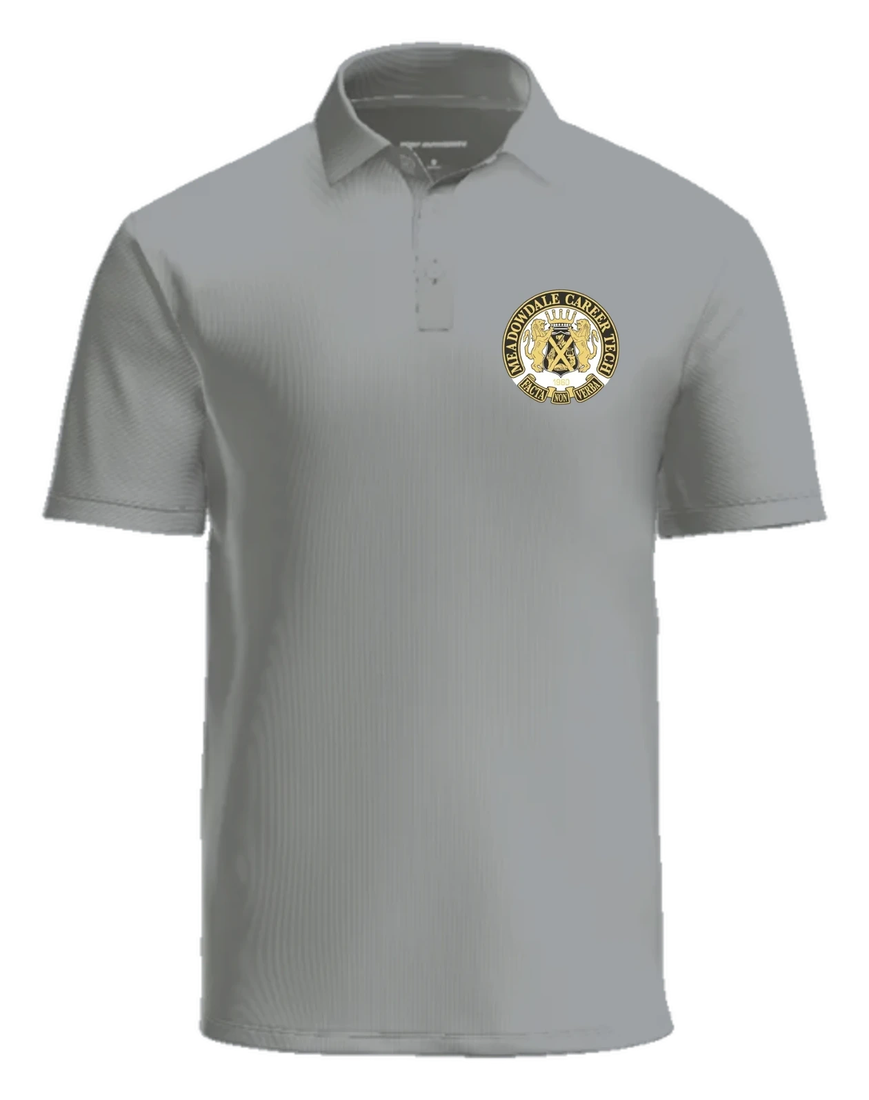 Meadowdale High School Polo — Sport Grey
