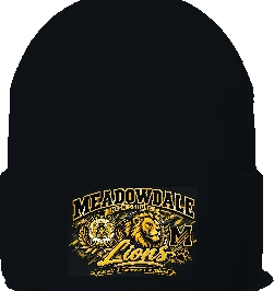 Meadowdale High School Beanie — Black