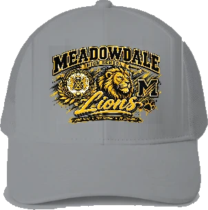Meadowdale High School Trucker Hat — Sport Grey
