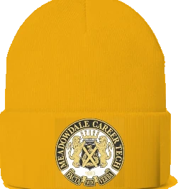 Meadowdale High School Beanie — Gold