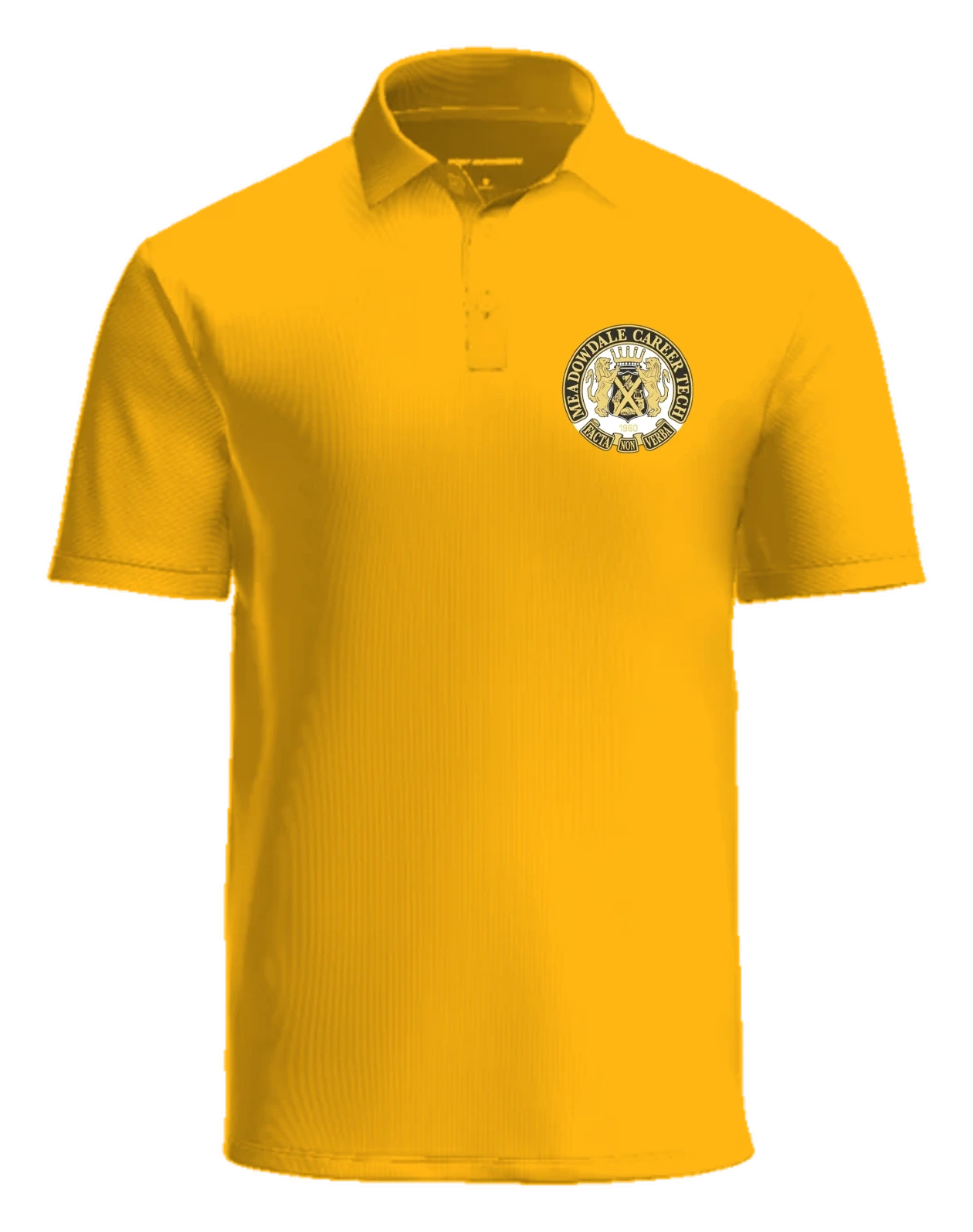 Meadowdale High School Polo — Gold