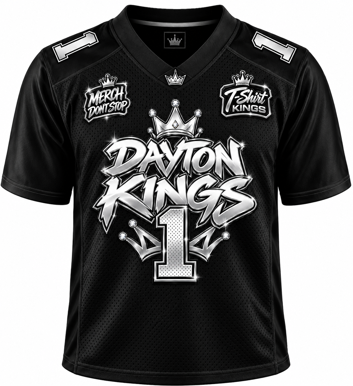 Merch Going Crazy Black Dayton Kings Jersey front