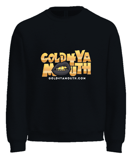 Merch Going Crazy Crewneck — Black front